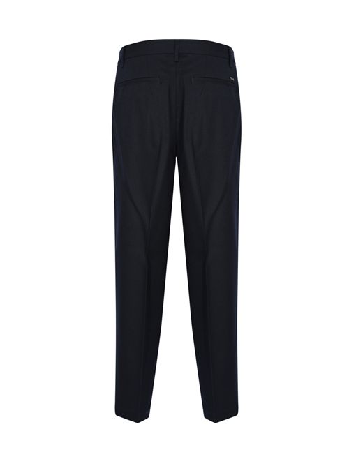 Pantaloni in twill stretch di lana vergine Navy EMPORIO ARMANI | EM003013 AF18507UB118